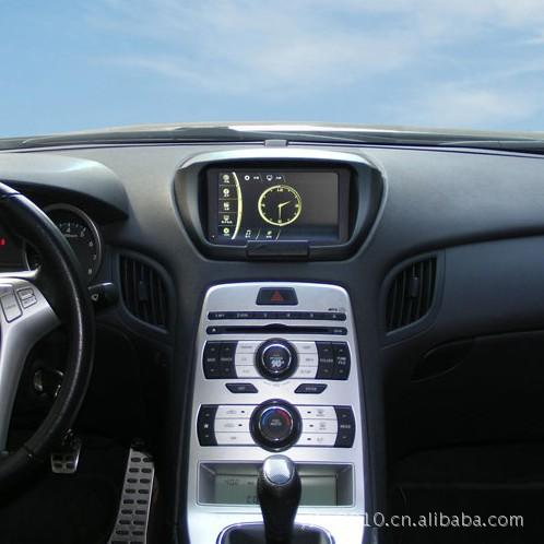 龙航现代劳恩斯专用导航 不拆原车cd